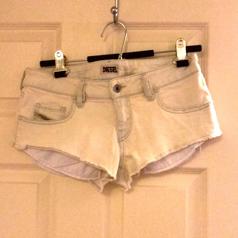 Diesel, white jeans short, size 26